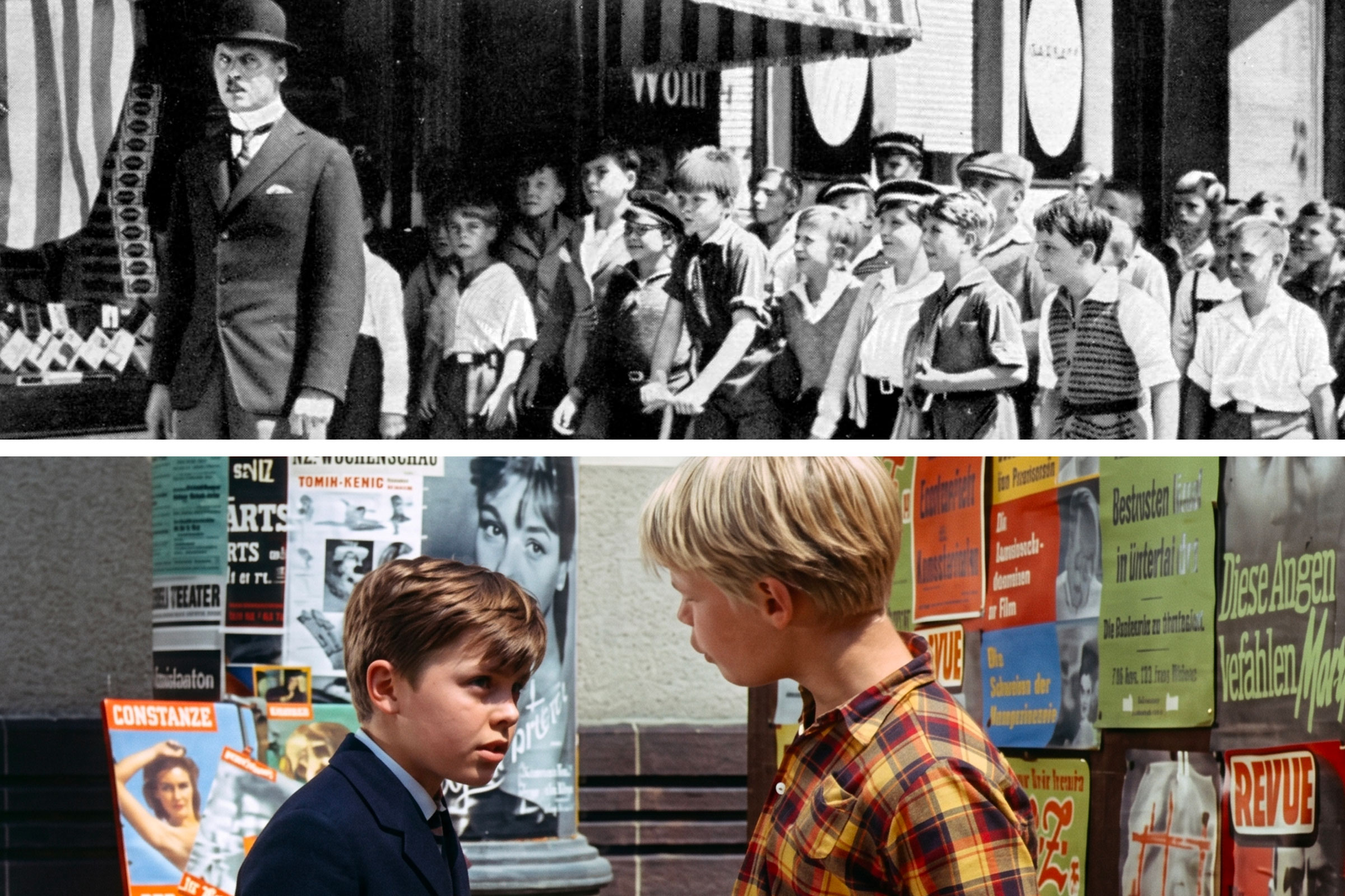 Emil und die Detektive: Zwei Szenen aus den Filmen von 1931 und von 1954